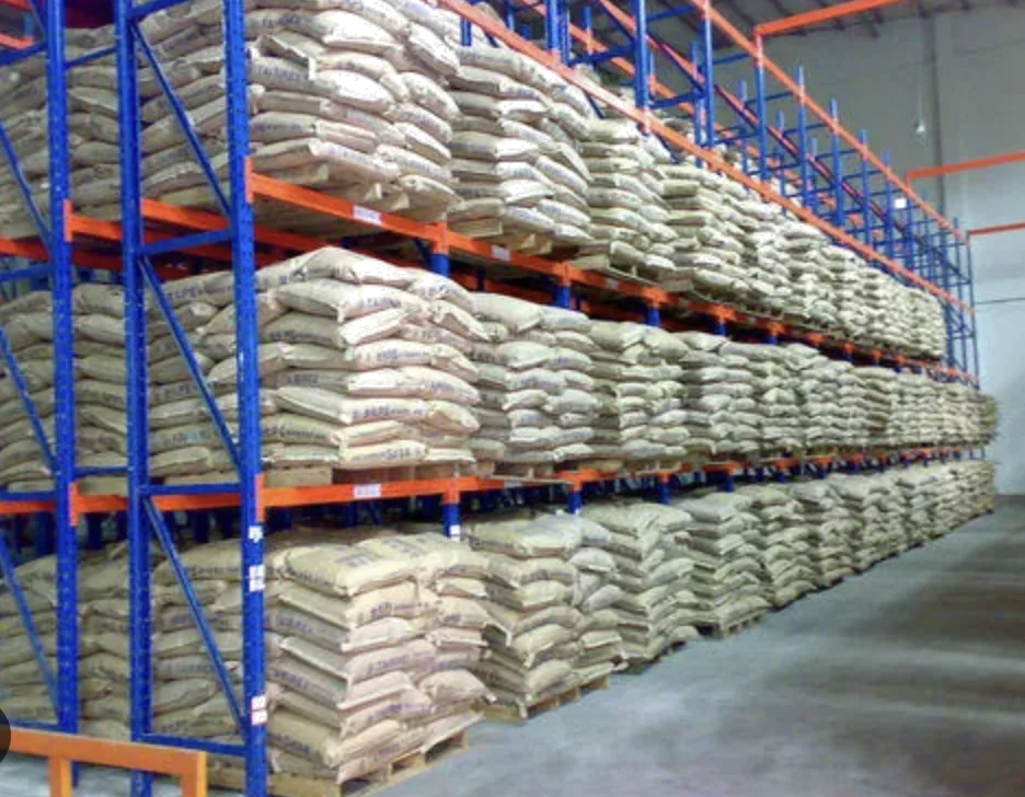 Warehouse storage aisle